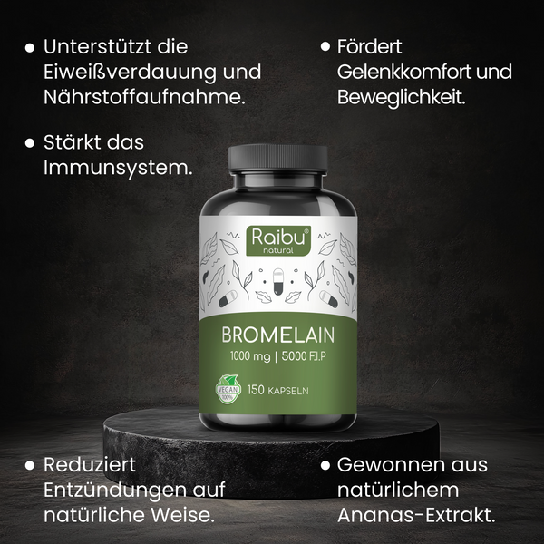 Bromelain (hochdosiert) I 150 Kapseln