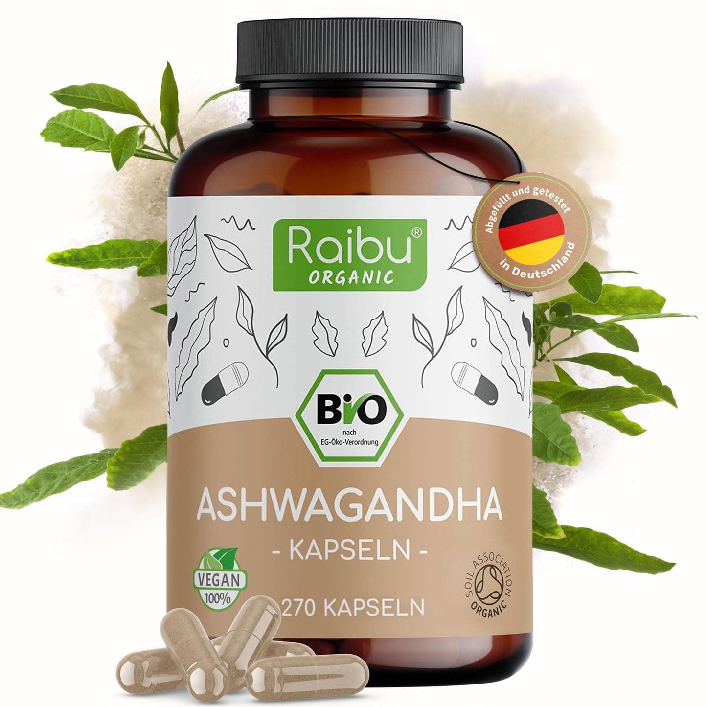 BIO Ashwagandha Kapseln | 270 Stk.