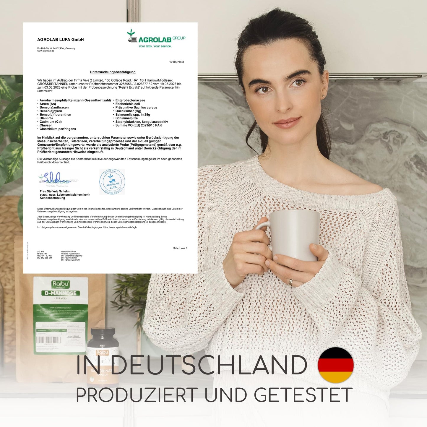Reishi Kapseln hochdosiert (650mg / Kapsel) | 200 Stk. - Vegan & Laborgeprüft