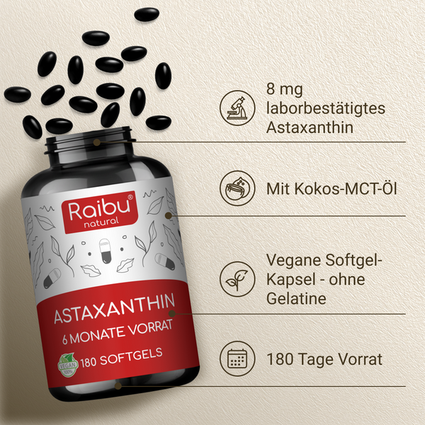 Astaxanthin | 180 Kapseln