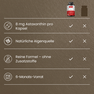 Astaxanthin |180 Kapseln