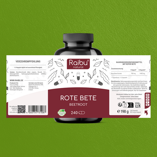 Rote Bete | 240 Kapseln