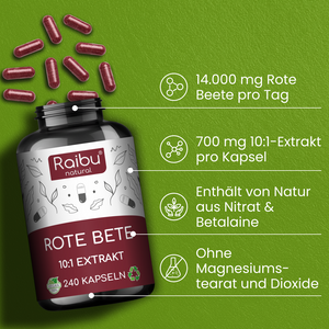 Rote Bete | 240 Kapseln