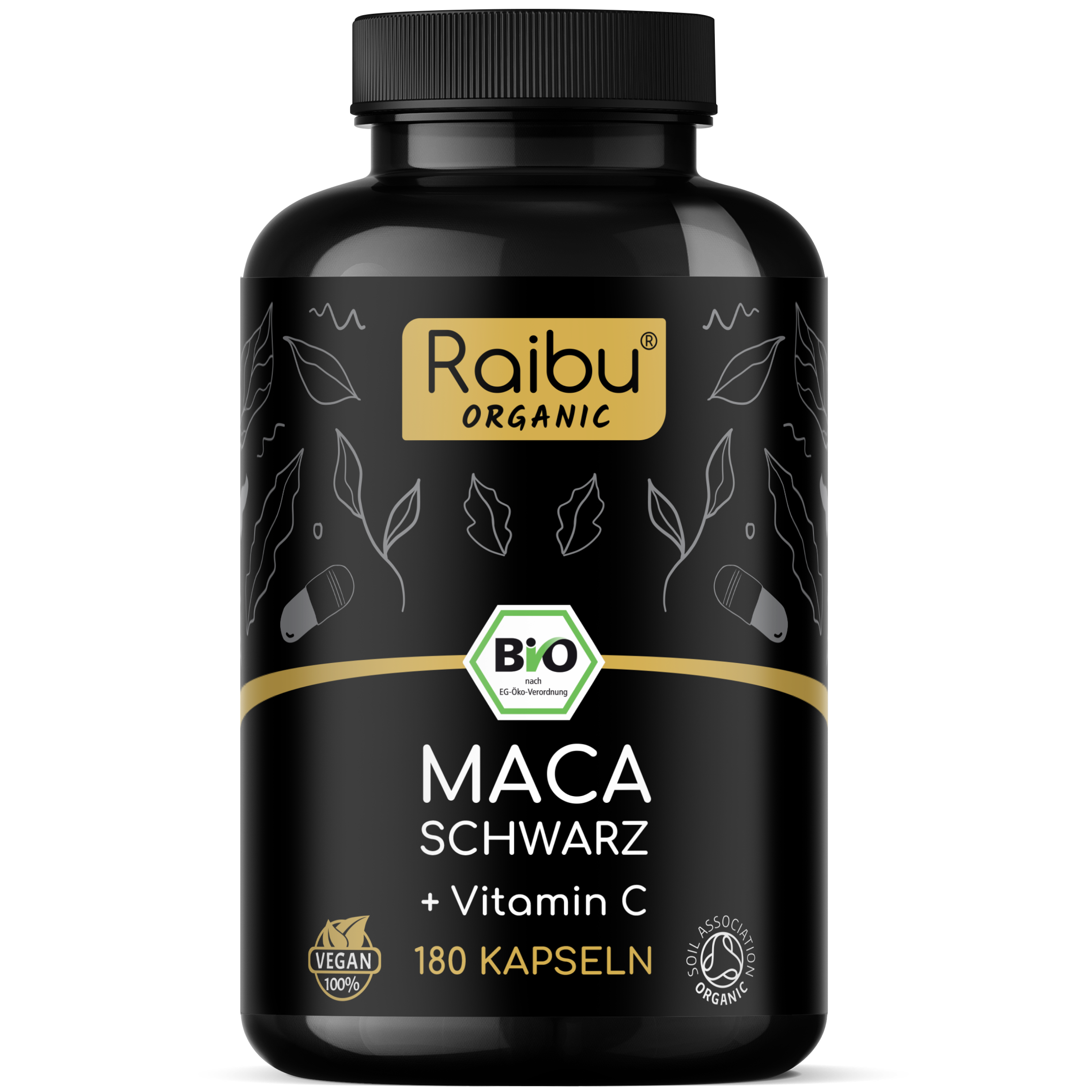 Schwarzes Maca BIO | 180 Kapseln