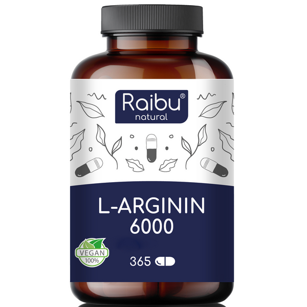 L-Arginin - 6000mg | 365 Kapseln