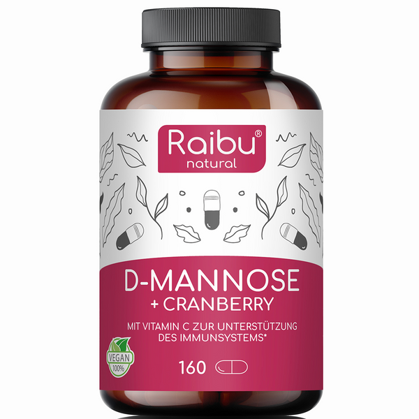 D-Mannose mit Cranberry | 160 Kapseln