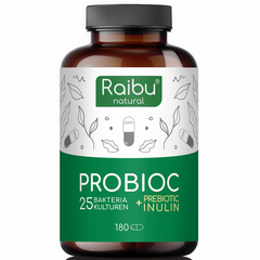 Probioc - 25 Bakterienstämme mit Inulin | 180 Kapseln