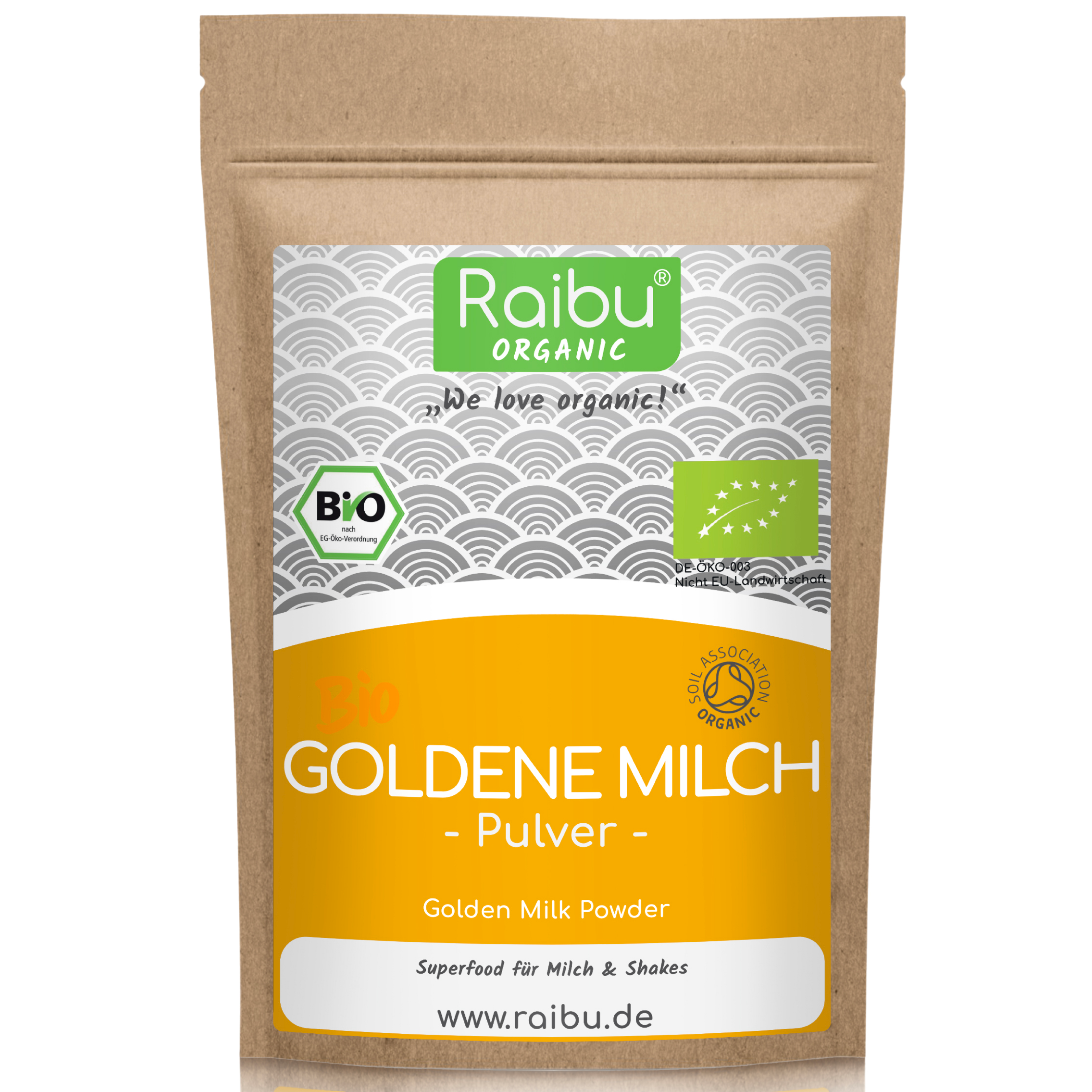 Goldene-Milch-Pulver BIO | Ashwagandha-Kurkuma-Latte