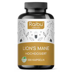 Lions Mane (hochdosiert) | 200 Kapseln