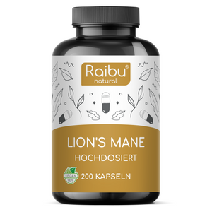 Lions Mane (hochdosiert) | 200 Kapseln