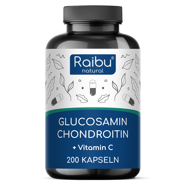 Glucosamin Chondroitin + Vitamin C | 200 Kapseln
