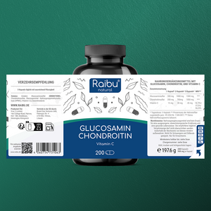 Glucosamin Chondroitin + Vitamin C | 200 Kapseln