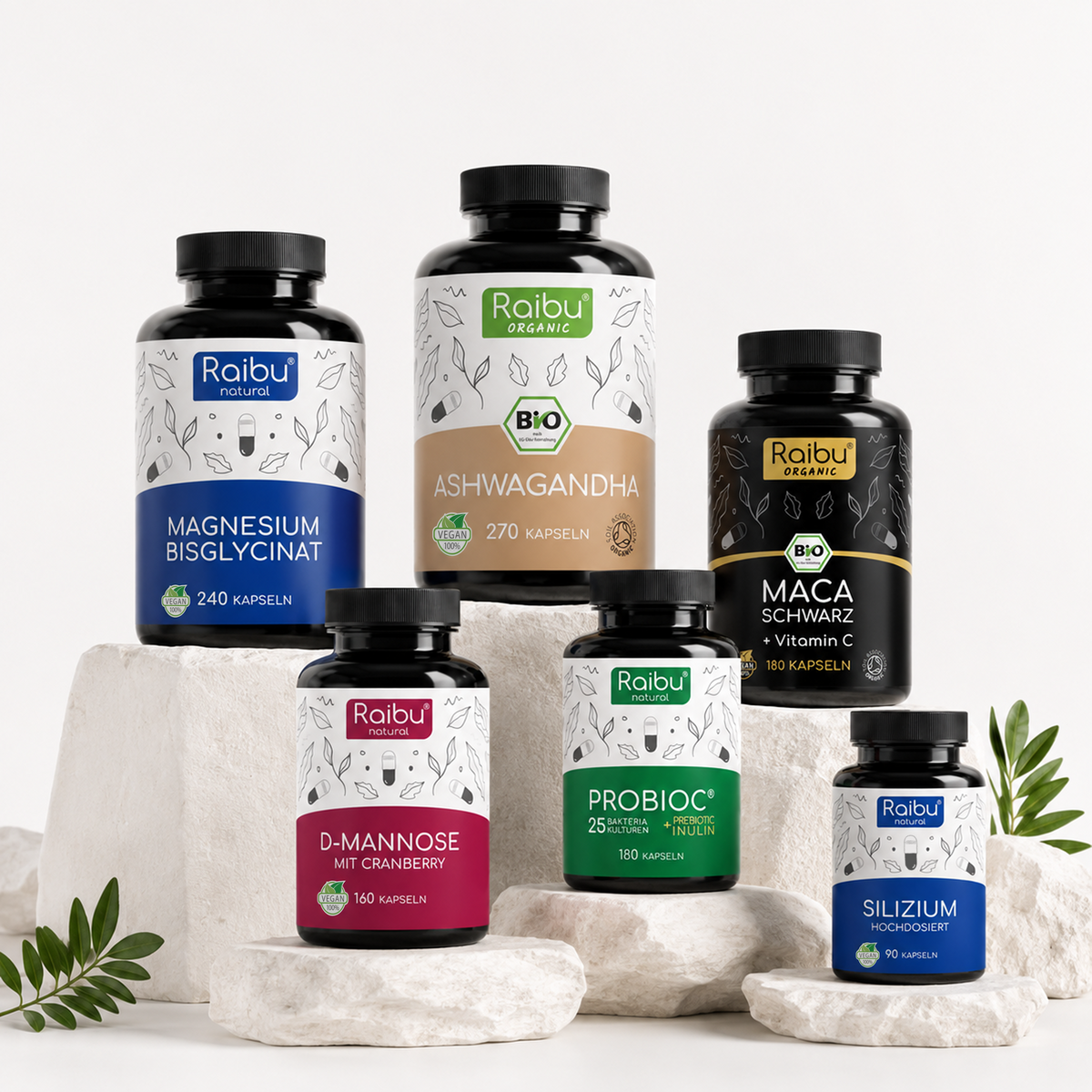 Raibu Natural & Raibu Organic | Natürliche Nahrungsergänzung