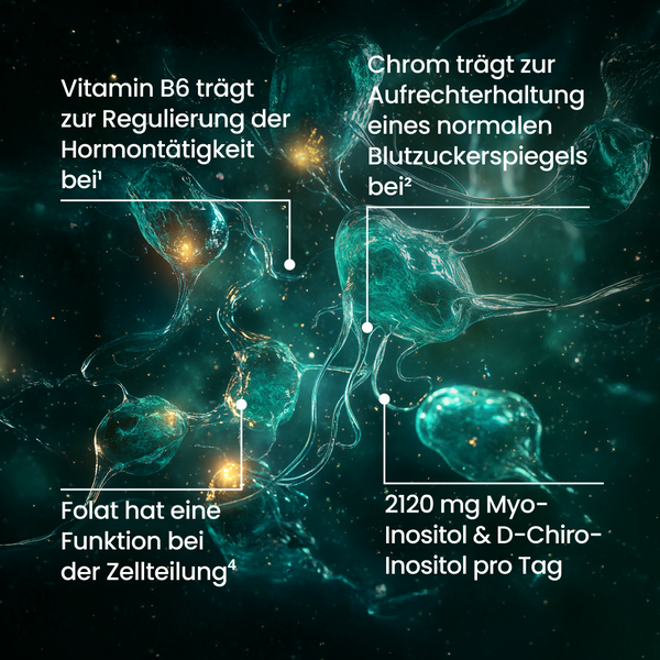 Myo-Inositol & D-Chiro-Inositol-Komplex | 150 Kapseln