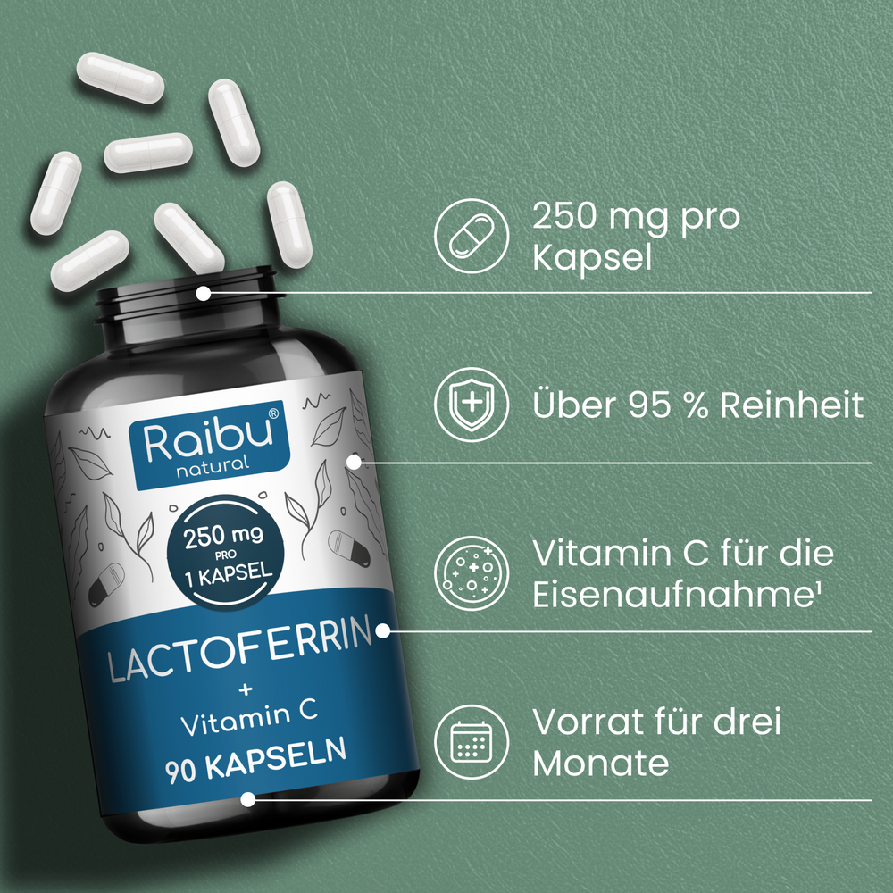 Lactoferrin | 90 Kapseln