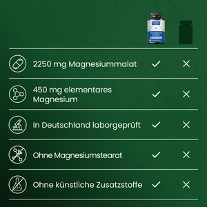 Magnesium Malat | 240 Kapseln