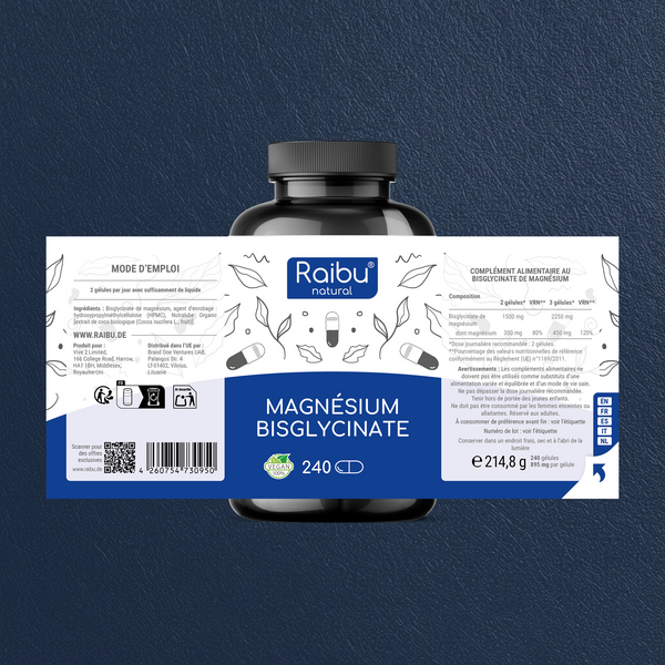 Magnesiumbisglycinat | 240 Kapseln