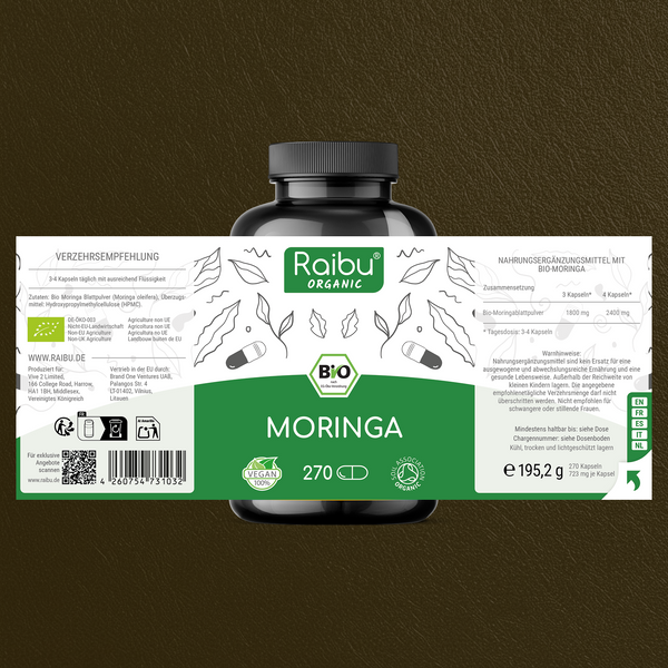 Moringa BIO | 270 Kapseln