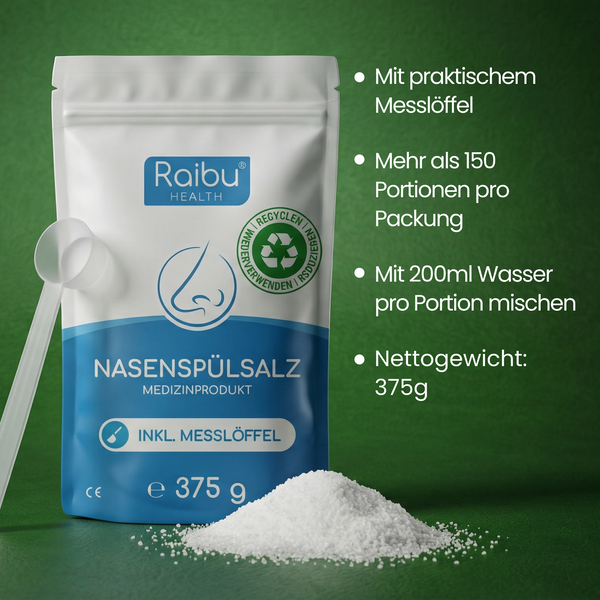 Nasenspülsalz für Nasenduschen