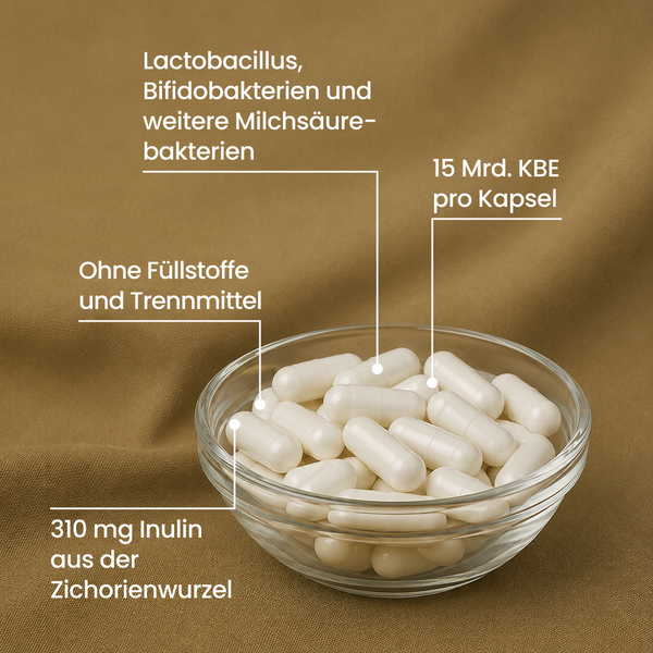 Probioc Kulturen-Komplex | 180 magensaftresistente Kapseln