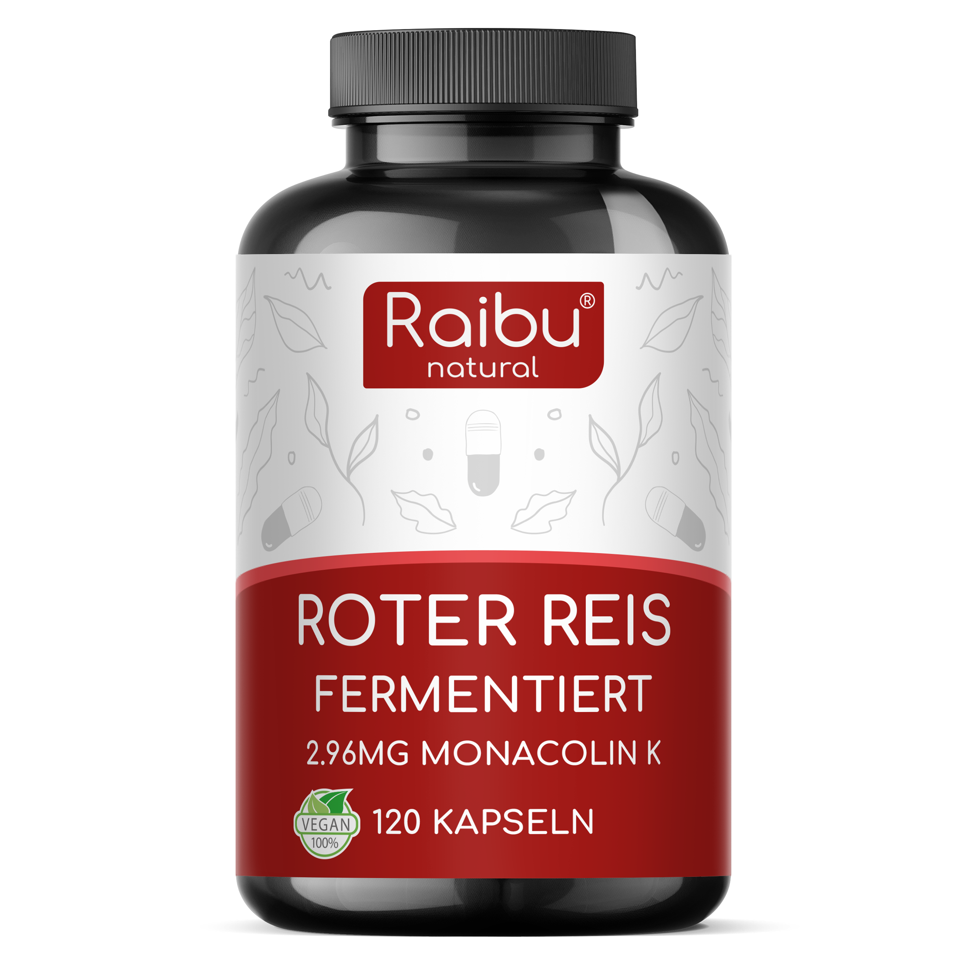 Roter Reis | 120 Kapseln