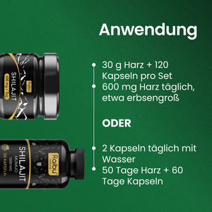 Shilajit Bundle | Harz & Kapseln