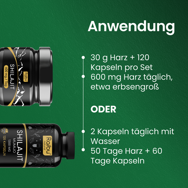 Shilajit Bundle | Harz & Kapseln