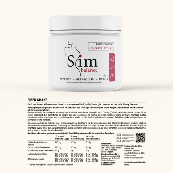 Slim Balance Pulver x3 + GRATIS Slim Balance Kapseln | 165 Portionen