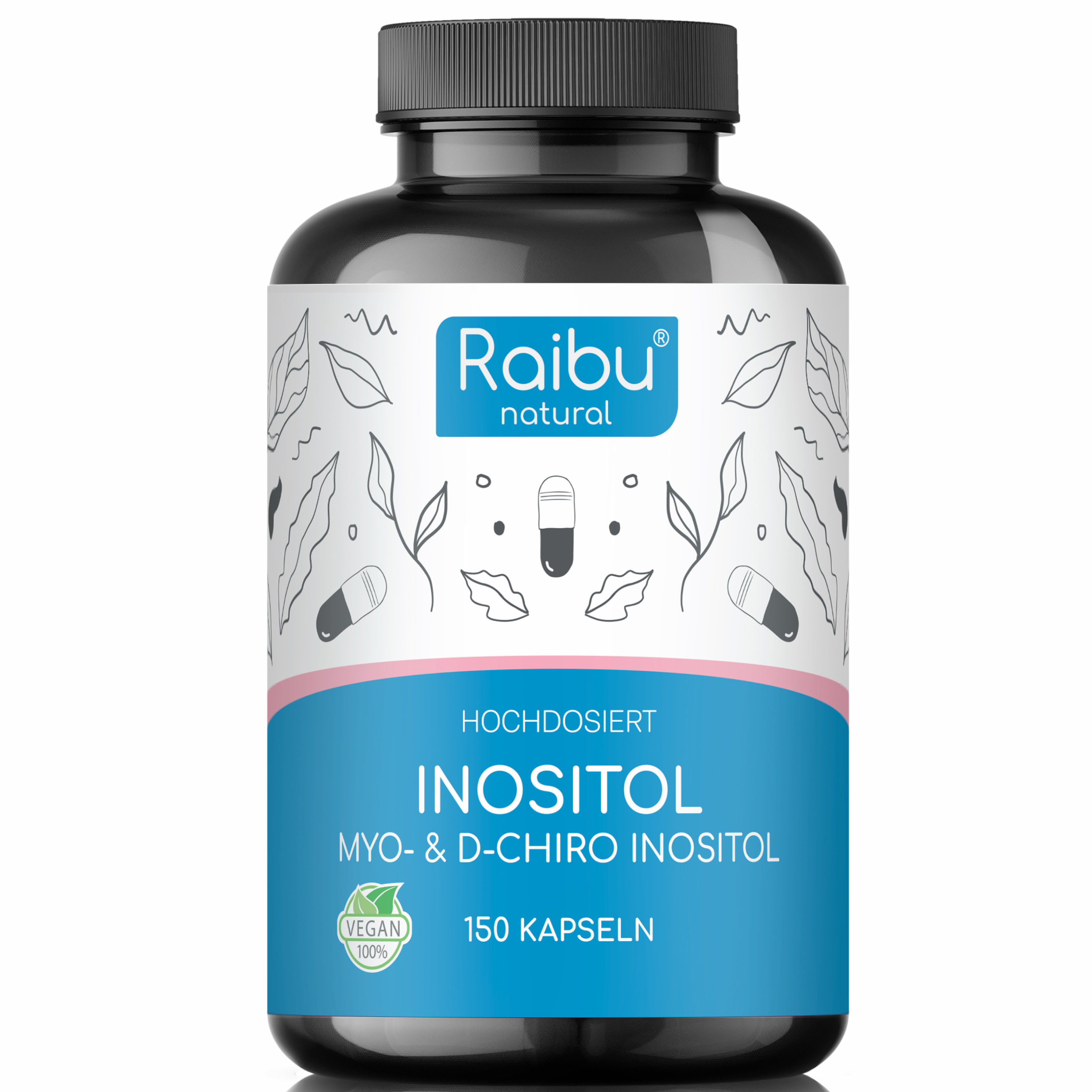 Myo Inositol & D-Chiro Inositol Komplex | 150 Kapseln