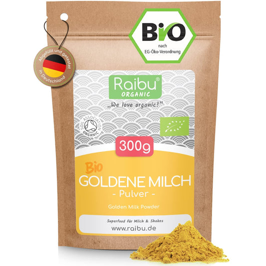 Goldene Milch Pulver BIO I Ashwagandha Kurkuma Latte Mix | 300g Golden Milk