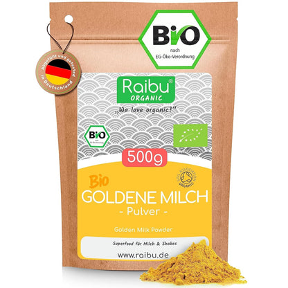 Goldene Milch Pulver BIO I Ashwagandha Kurkuma Latte Mix | 300g Golden Milk
